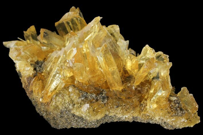Selenite Crystal Cluster (Fluorescent) - Peru #94626